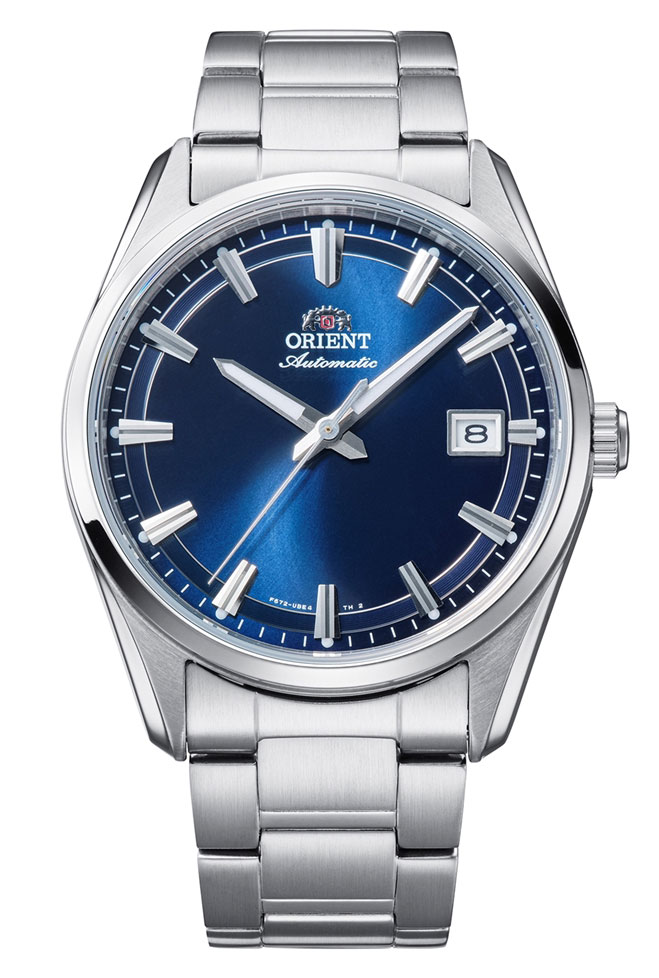 Orient Stretto Date RA-AC0R02L - Automatisk - Silver - Herrklocka - Rostfri stål - Safir