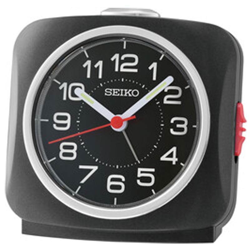 Seiko Alarm Clock QHE194K - Quartz - Svart - - - Akryl