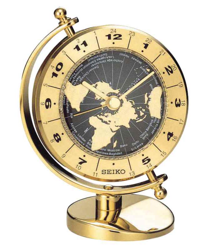 Seiko Desk Clock QHG106G - Quartz - Guld - - -