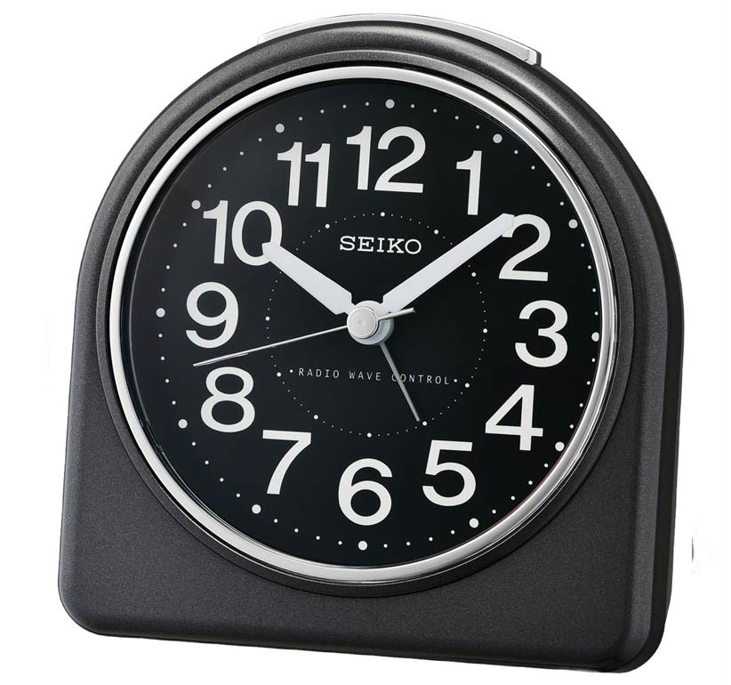 Seiko Desk Clock QHR204K - Quartz - Svart - - - Akryl
