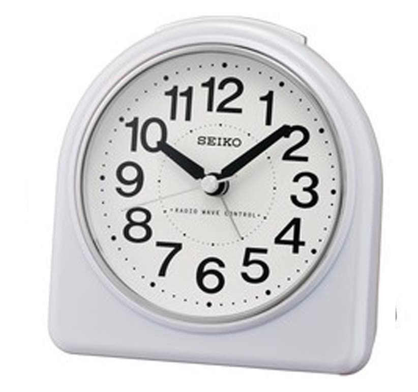 Seiko Desk Clock QHR204W - Quartz - Silver - - - Akryl