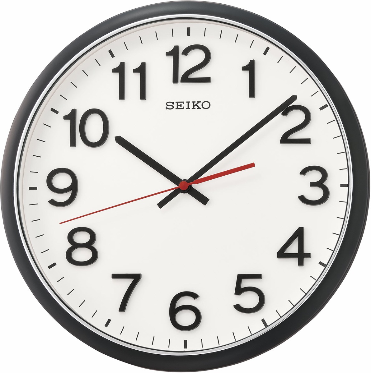 Seiko Quiet Sweep Wall Clock QXA750K - - Svart - - -