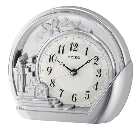 Seiko Desk Clock QXN232S - Quartz - Svart - - - Akryl