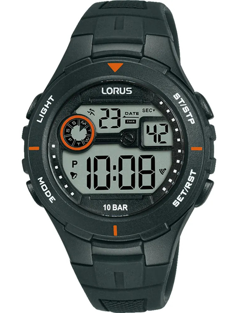 Lorus Sports Kids R2381PX9 - Digitalt - Svart - Barnklocka - Silikon - Akryl