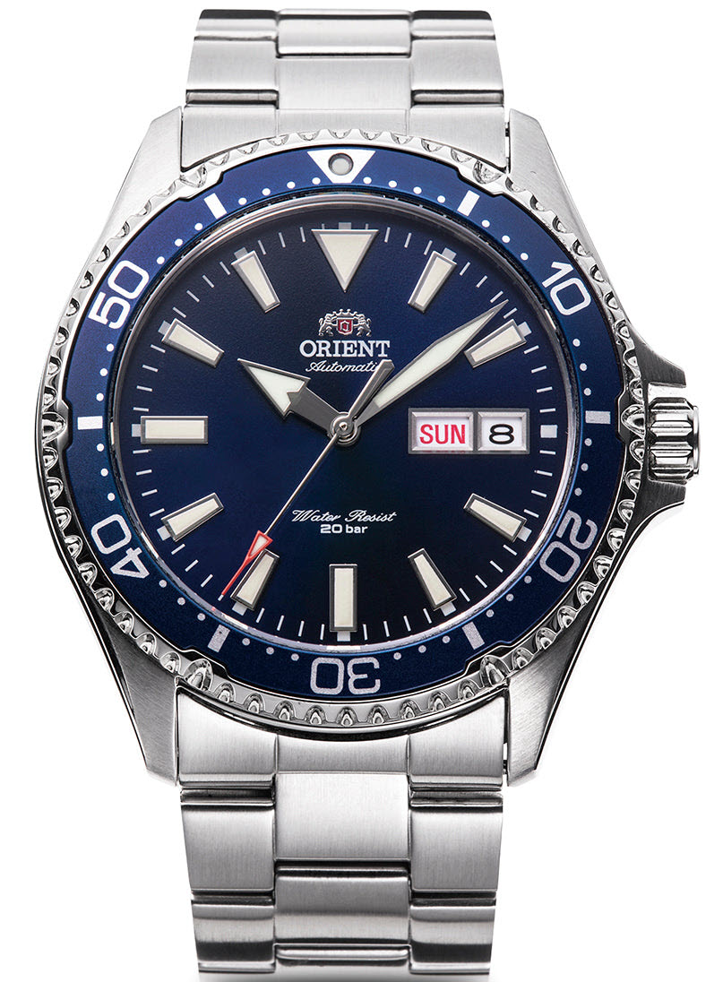 Orient Kamasu Mako III 200m Automatic Diver RA-AA0002L - Automatisk - Silver - Herrklocka - Rostfri stål - Safir
