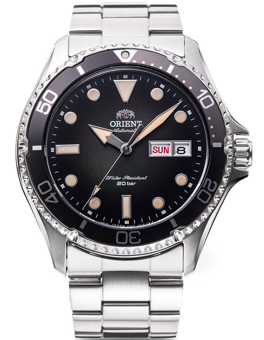 Orient Kamasu Mako III 200m Automatic Diver RA-AA0810N - Automatisk - Silver - Herrklocka - Rostfri stål - Safir
