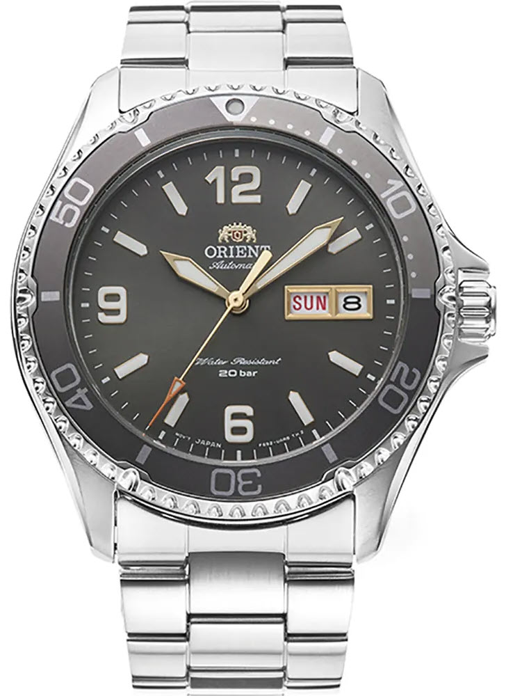Orient Mako III 200m Automatic Diver RA-AA0819N - Automatisk - Silver - Herrklocka - Rostfri stål - Safir