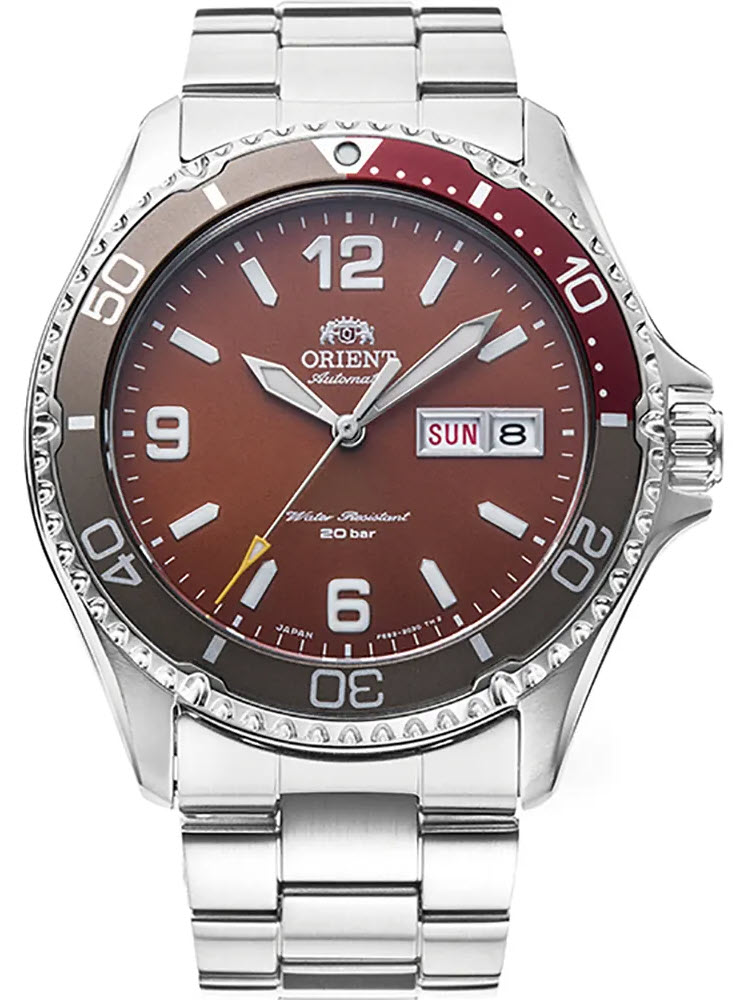 Orient Mako III 200m Automatic Diver RA-AA0820R - Automatisk - Silver - Herrklocka - Rostfri stål - Safir
