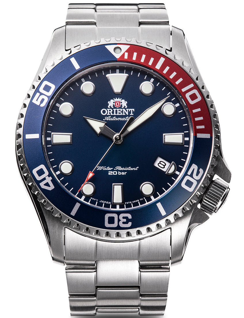 Orient Triton 200m Automatic Sapphire Diver RA-AC0K03L - Automatisk - Silver - Herrklocka - Rostfri stål - Safir