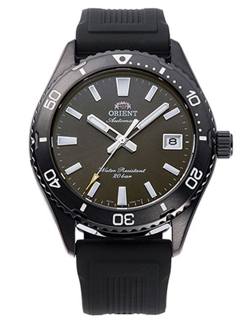 Orient Mako Diver Automatic RA-AC0Q10N - Automatisk - Svart - Herrklocka - Silikon - Safir