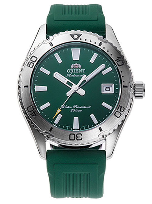 Orient Mako Diver Automatic RA-AC0Q11E - Automatisk - Silver - Herrklocka - Silikon - Safir