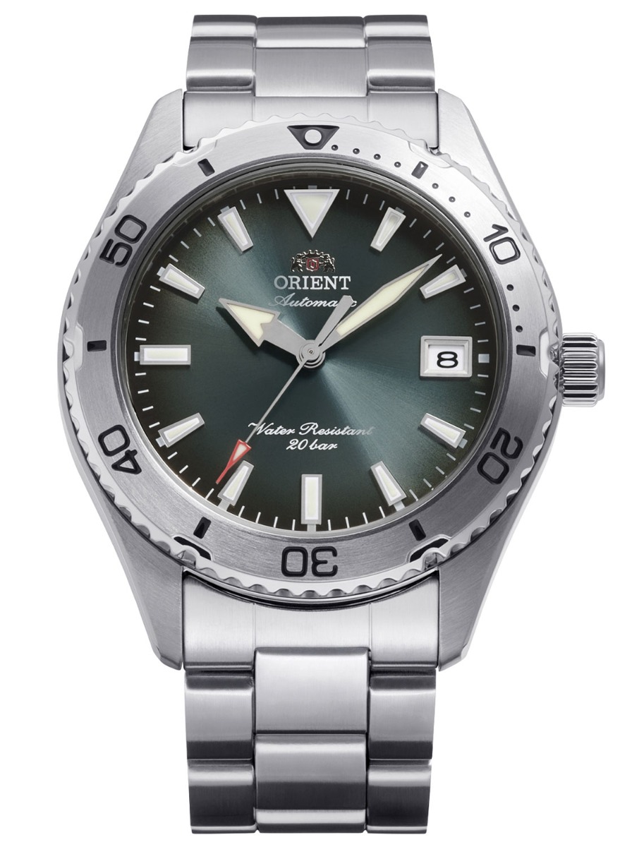 Orient Mako Diver Design 40 RA-AC0Q13E - Automatisk - Silver - Herrklocka - Rostfri stål - Safir