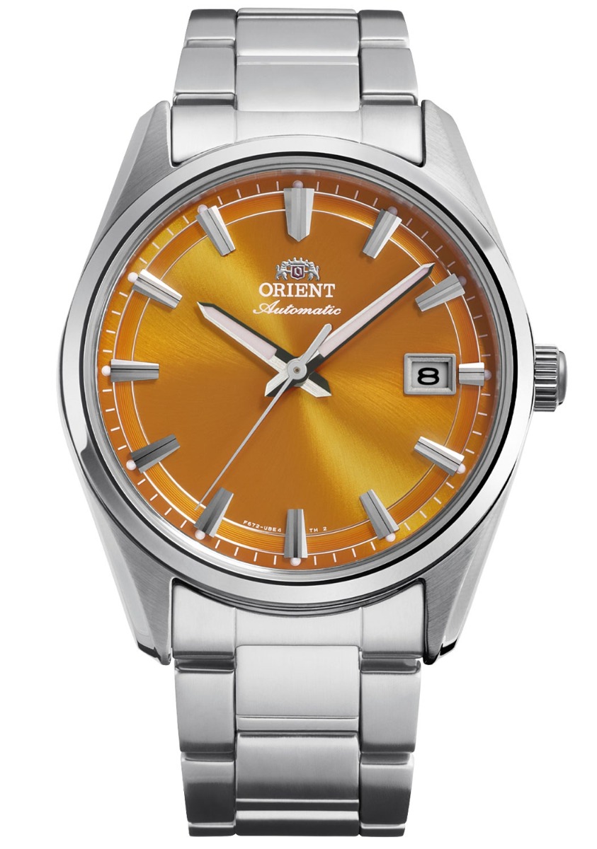 Orient Stretto Date Limited RA-AC0R08Y - Automatisk - Silver - Herrklocka - Rostfri stål - Safir