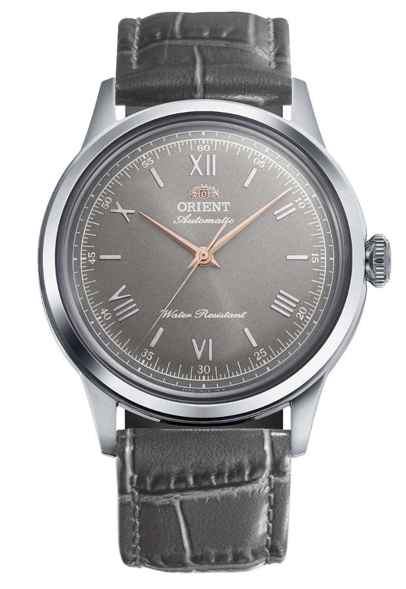 Orient Bambino Limited Edition - Automatisk - Silver - Herrklocka - Läder - Härdat mineralglas
