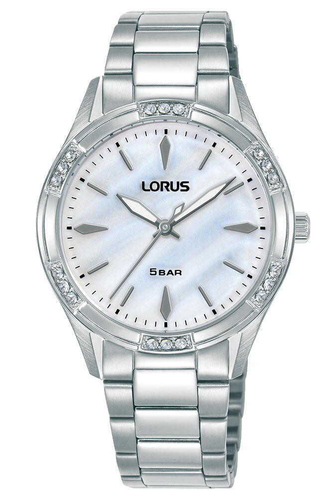Lorus Ladies Classic RG203ZX9 - Quartz - Silver - Damklocka - Rostfri stål - Härdat mineralglas