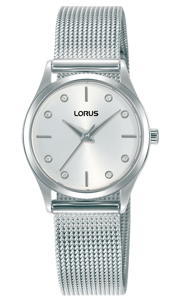 Lorus Ladies Classic RG211ZX9 - Quartz - Silver - Damklocka - Mesh - Härdat mineralglas