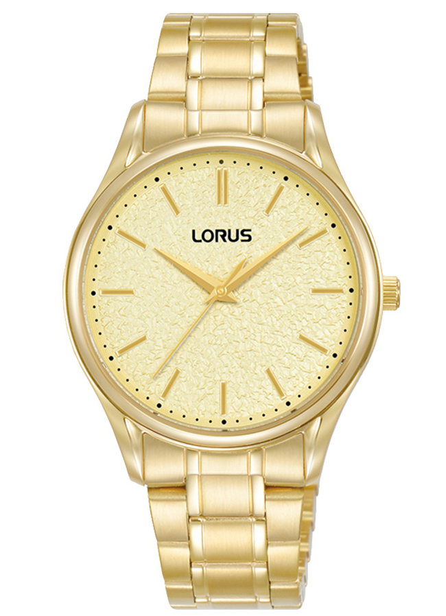 Lorus Classic Ladies RG220WX9 - Quartz - Guld - Damklocka - Rostfri stål - Härdat mineralglas