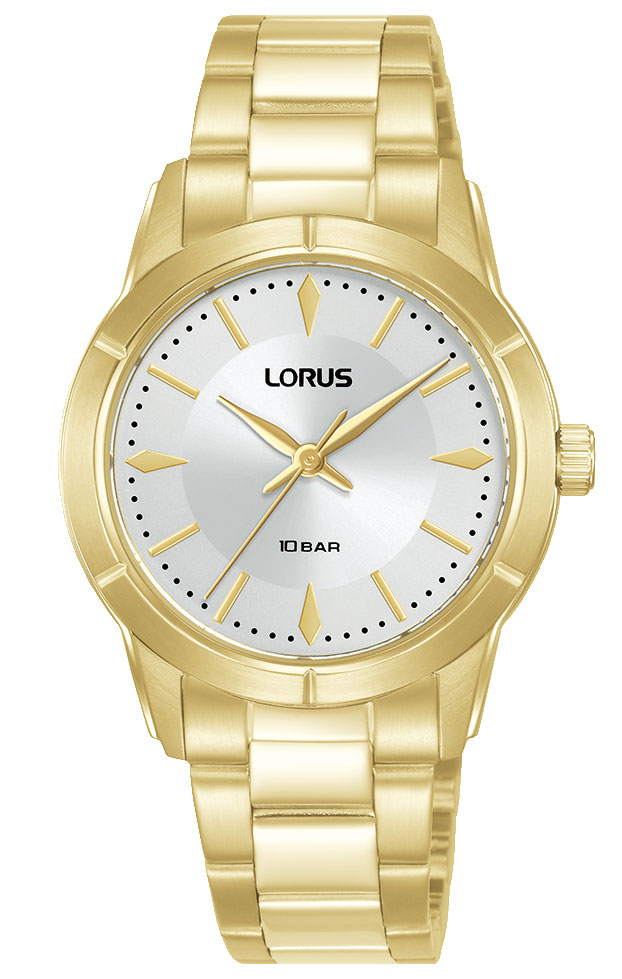 Lorus Ladies Classic Quartz RG230YX9 - Quartz - Guld - Damklocka - Rostfri stål - Härdat mineralglas