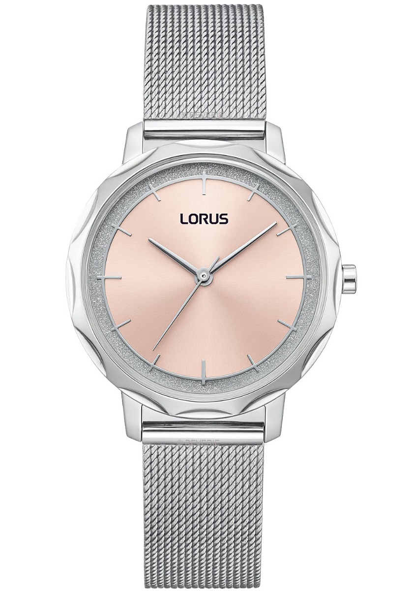 Lorus Crystal Ladies Mesh 36mm - Quartz - Silver - Damklocka - Mesh - Härdat mineralglas