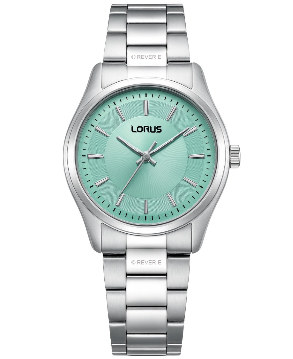 Lorus Classic Ladies Silver Green Petite 31mm - Quartz - Silver - Damklocka - Rostfri stål - Härdat mineralglas