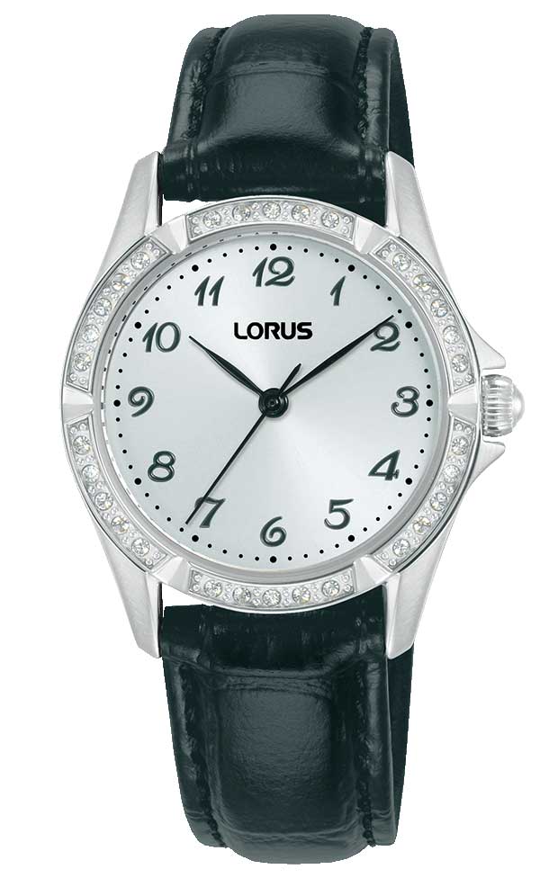 Lorus Ladies Classic RG251YX9 - Quartz - Silver - Damklocka - Läder - Härdat mineralglas