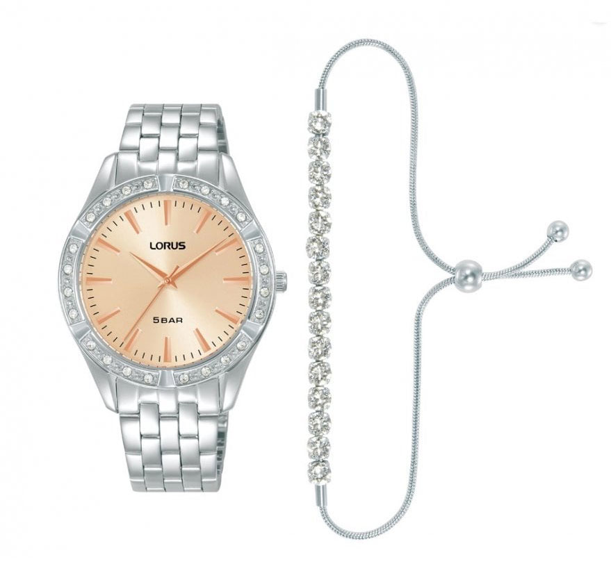 Lorus Ladies Classic RG291XX9 - Quartz - Silver - Damklocka - Rostfri stål - Härdat mineralglas