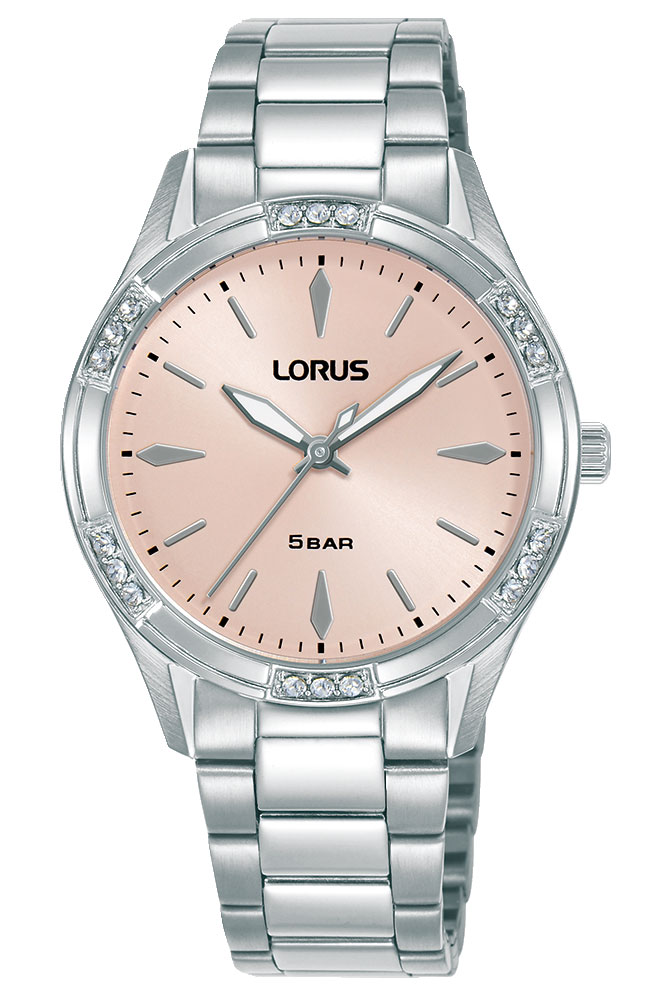 Lorus Ladies Classic RG299YX9 - Quartz - Silver - Damklocka - Rostfri stål - Härdat mineralglas
