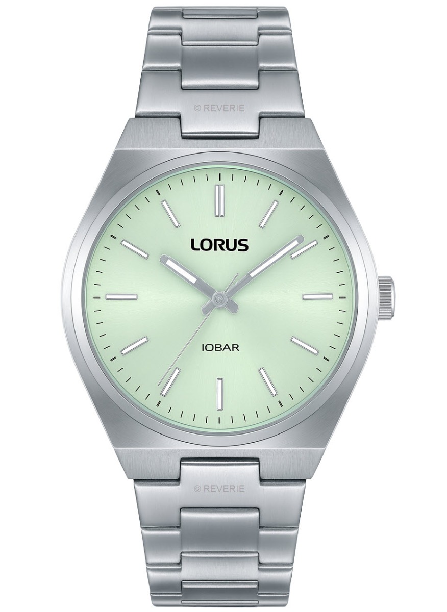 Lorus Classic 100m Aqua Green Ladies 34mm - Quartz - Silver - Damklocka - Rostfri stål - Härdat mineralglas