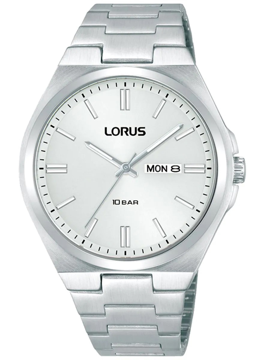 Lorus Classic Mens RH399AX9 - Quartz - Silver - Herrklocka - Rostfri stål - Härdat mineralglas