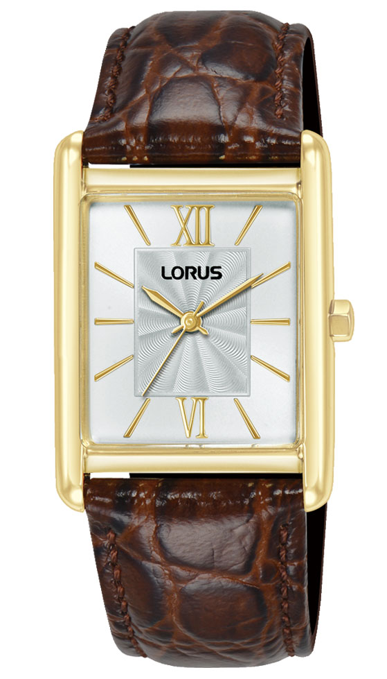 Lorus Ladies Classic RH838CX9 - Quartz - Guld - Damklocka - Läder - Härdat mineralglas