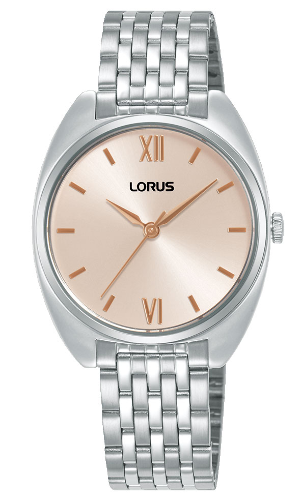 Lorus Ladies Sports RH839CX9 - Quartz - Silver - Damklocka - Rostfri stål - Härdat mineralglas