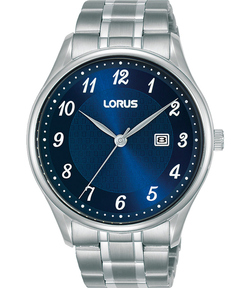 Lorus Mens RH905PX9 - Quartz - Silver - Herrklocka - Rostfri stål - Härdat mineralglas