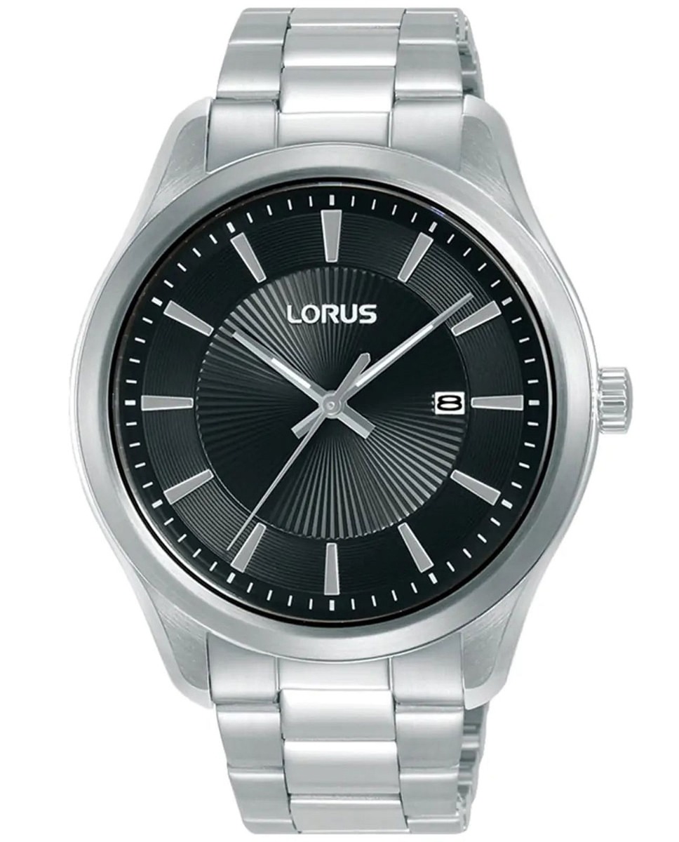 Lorus Classic Mens RH925RX9 - Quartz - Silver - Herrklocka - Rostfri stål - Härdat mineralglas