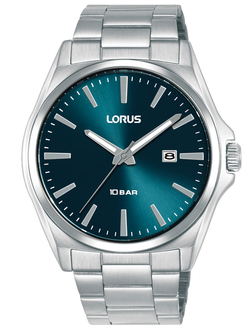 Lorus Sports Mens RH947SX9 - Quartz - Silver - Herrklocka - Rostfri stål - Härdat mineralglas