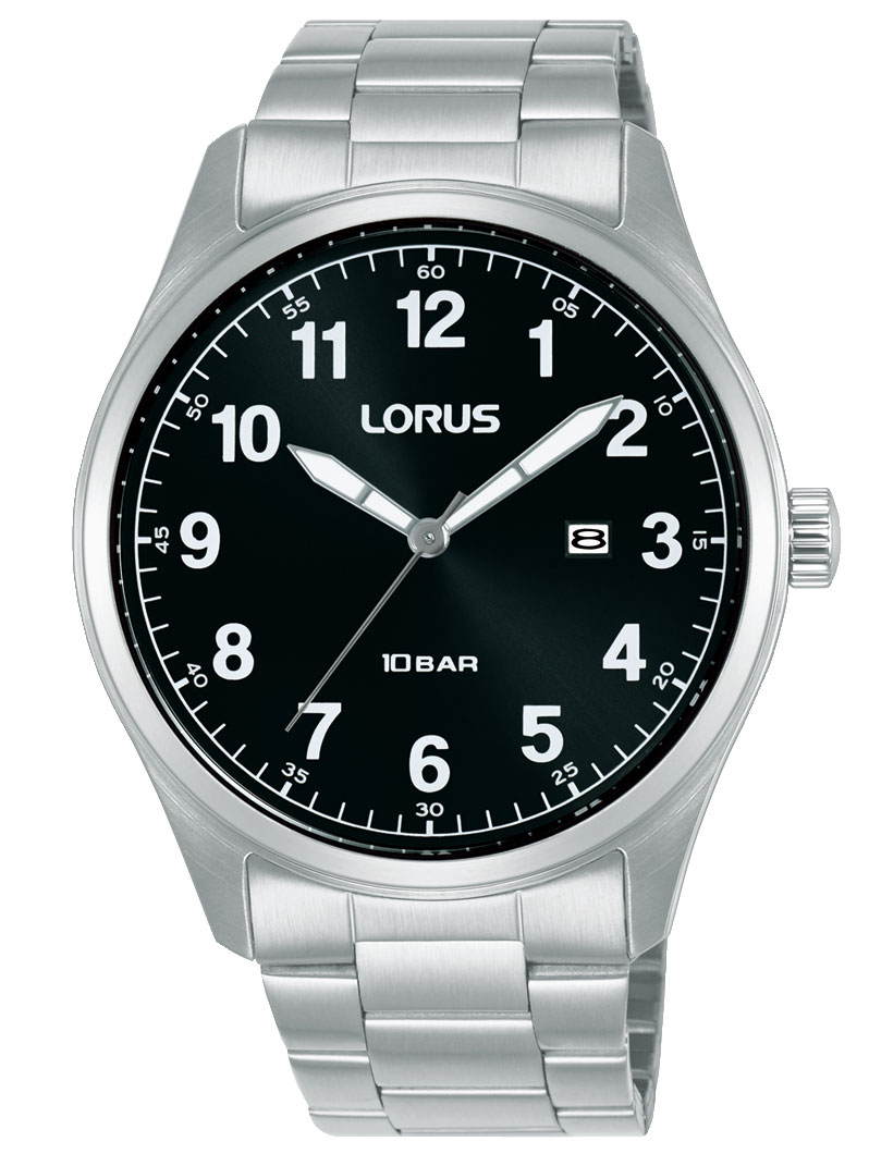 Lorus Sports Mens RH971SX9 - Quartz - Silver - Herrklocka - Rostfri stål - Härdat mineralglas