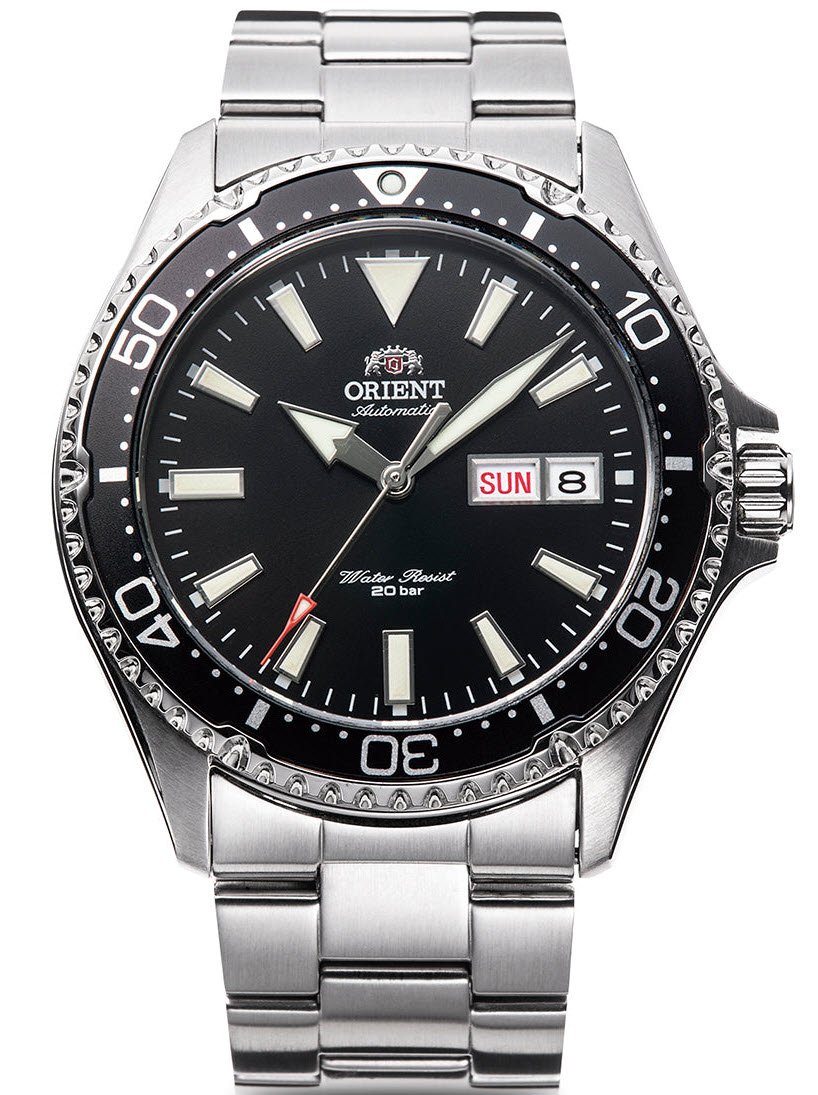 Orient Kamasu Mako III 200m Automatic Diver RA-AA0001B - Automatisk - Silver - Herrklocka - Rostfri stål - Safir