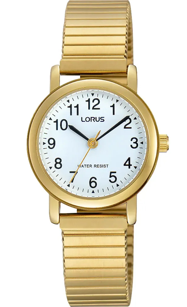 Lorus Ladies RRX04HX9 - Quartz - Guld - Damklocka - Rostfri stål - Härdat mineralglas