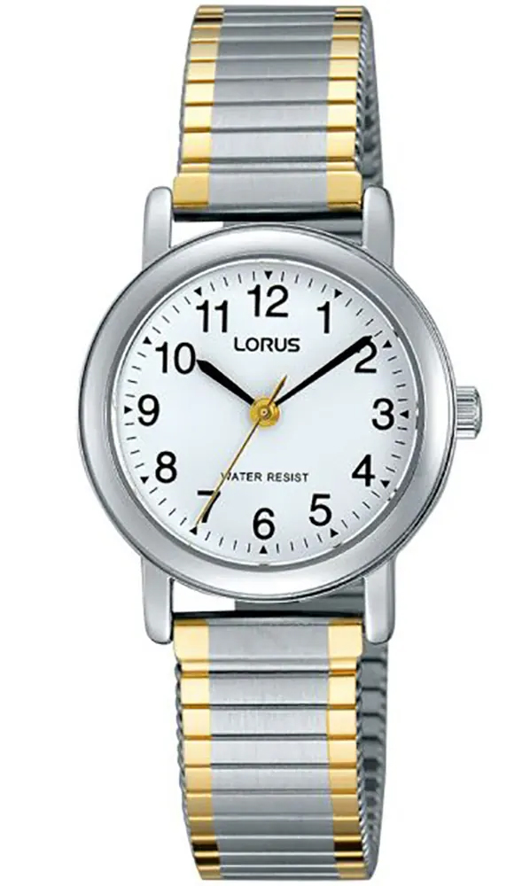 Lorus Ladies RRX05HX9 - Quartz - Silver - Damklocka - Stretch - Härdat mineralglas