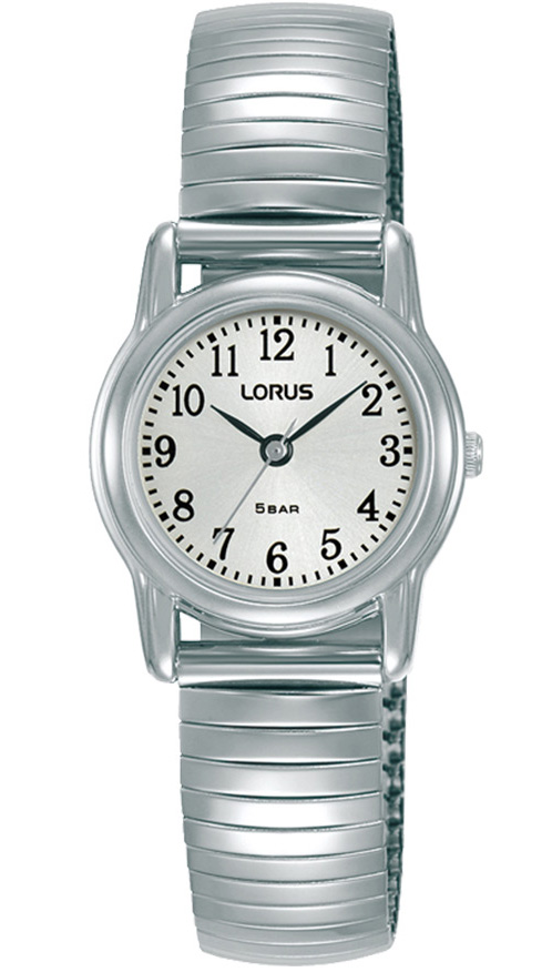 Lorus Ladies RRX33HX9 - Quartz - Silver - Damklocka - Stretch - Härdat mineralglas