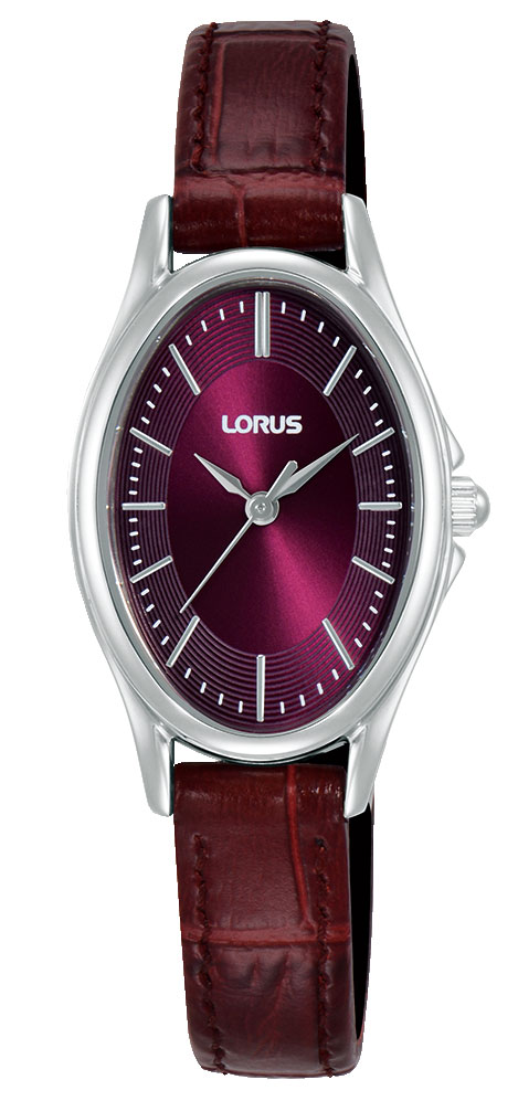 Lorus Ladies Classic RRX89JX9 - Quartz - Silver - Damklocka - Läder - Härdat mineralglas