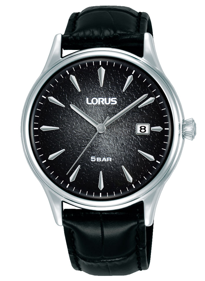 Lorus Classic RS993DX9 - Quartz - Silver - Herrklocka - Läder - Härdat mineralglas