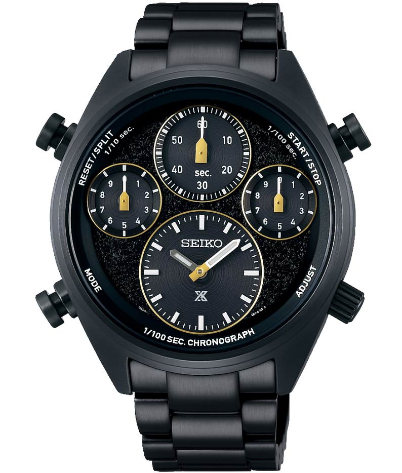 Seiko Outlet | Seiko Prospex Speedtimer Solar Limited Edition SFJ007P1 - Quartz - Svart - Herrklocka - Rostfri stål - Safir
