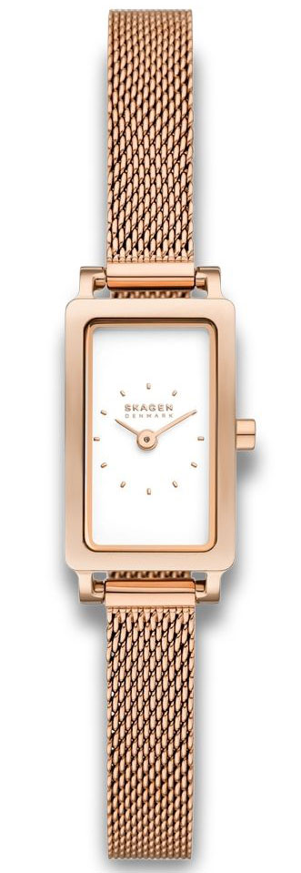Skagen Hagen Micro SKW3148 - Quartz - Rött guld - Damklocka - Mesh - Härdat mineralglas
