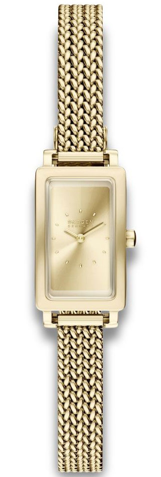 Skagen Mellem Micro SKW3178 - Quartz - Guld - Damklocka - Mesh - Härdat mineralglas