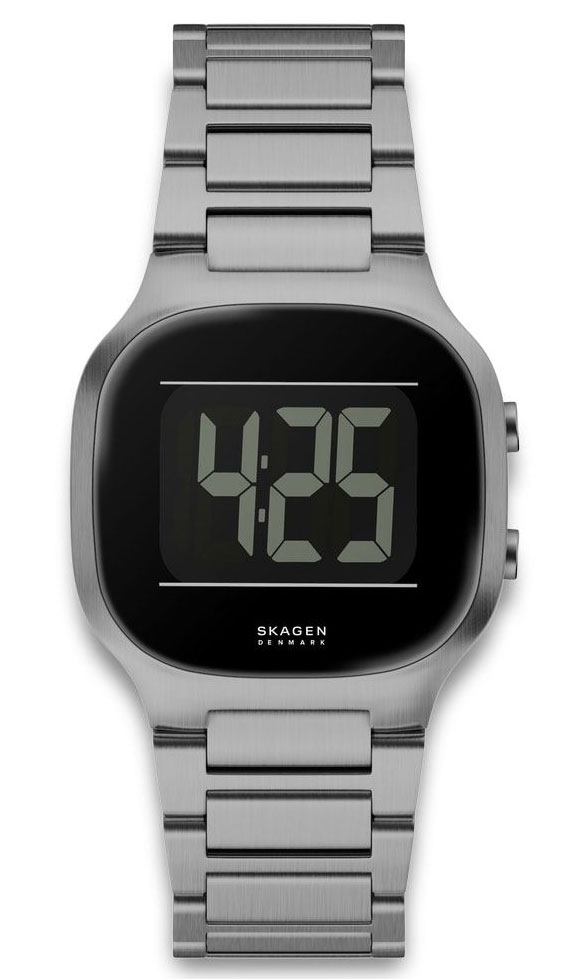 Skagen Mellem Digital SKW6947 - Digitalt - Grå - Herrklocka - Rostfri stål - Härdat mineralglas