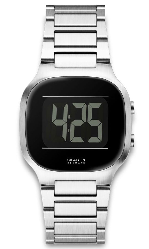 Skagen Mellem Digital SKW6948 - Digitalt - Silver - Herrklocka - Rostfri stål - Härdat mineralglas