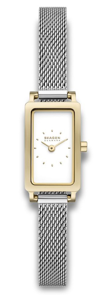 Skagen Hagen Micro SKW3147 - Quartz - Guld - Damklocka - Mesh - Härdat mineralglas