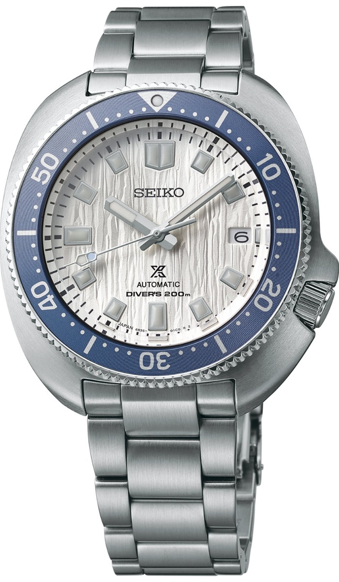 Seiko Outlet | Seiko Prospex Glacier Save The Ocean Special Edition 200m Automatic Diver SPB301J1 - Automatisk - Silver - Herrklocka - Rostfri stål - 