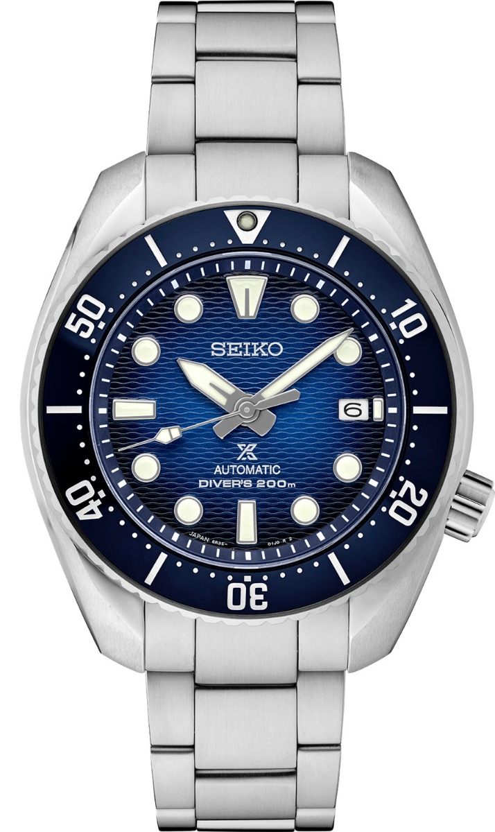 Seiko Prospex King Sumo Blue Gradation Automatic Diver SPB321J1 - Automatisk - Silver - Herrklocka - Rostfri stål - Safir