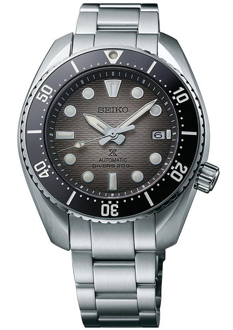 Seiko Prospex King Sumo Grey Gradation Automatic Diver SPB323J1 - Automatisk - Silver - Herrklocka - Rostfri stål - Safir